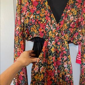 Floral Long Sleeve Dress